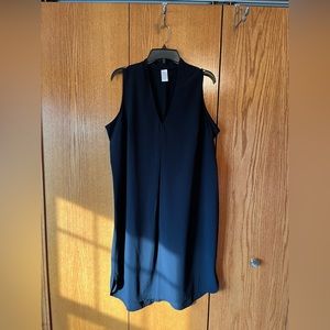Black dress - mid calf length